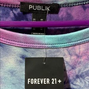 NTW Tye Dyed Purple Pink Top